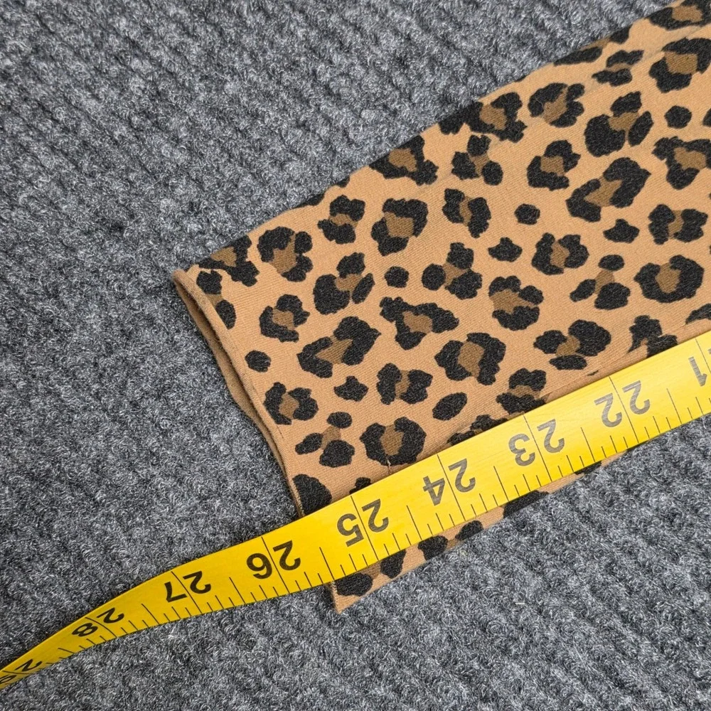 Old Navy Leopard Print Pajama Set Softest Tee and Leggings‎ Girl's Size XL 14-16